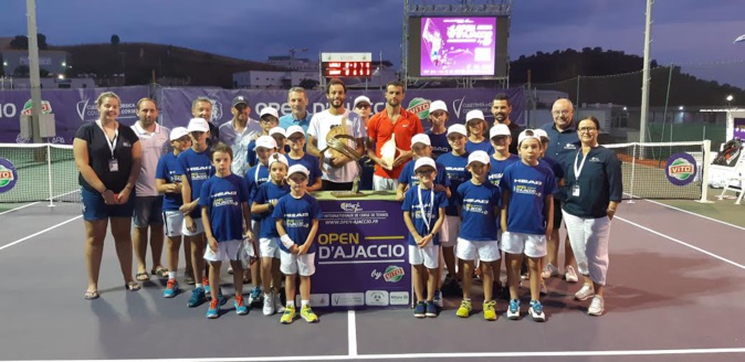 Tennis : Laurent Lokoli remporte son premier Open d’Ajaccio 