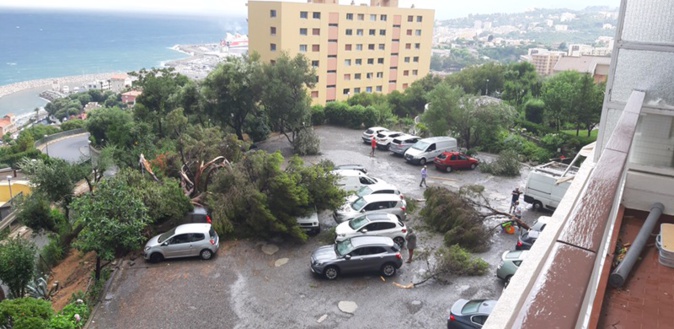 VIDEO - Après deux trombes marines, une mini-tornade a frappé Bastia VIDEO - Après deux trombes marines, une mini-tornade a frappé Bastia