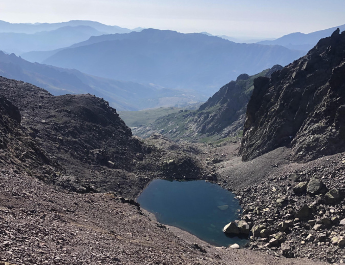La photo du jour : le lac du Cintu depuis Bocca crucetta