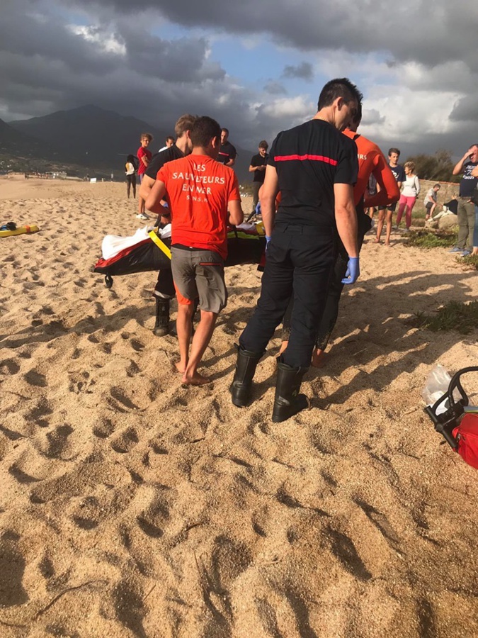 Un enfant de 12 ans et sa maman sauvés de la noyade par la SNSM et les pompiers  de Propriano 