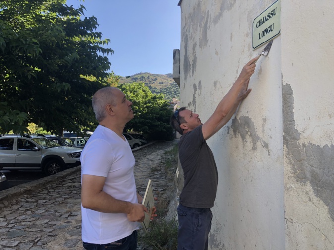 Mémoire des noms de rues perpétuée à Montegrossu