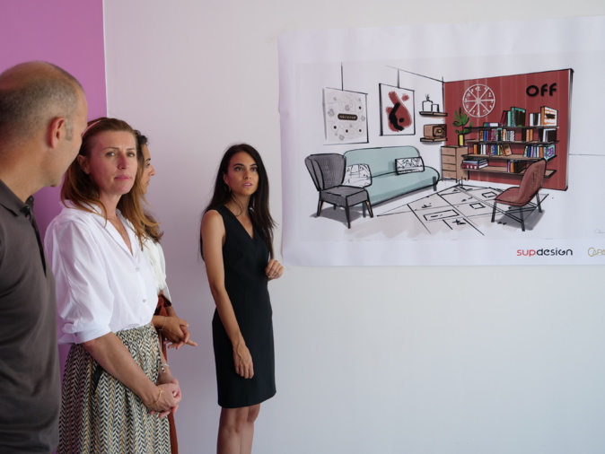 Marina Martelli et Marie-Antoinette Santoni-Brunelli en pleine visite des lieu Marina Martelli et Marie-Antoinette Santoni-Brunelli en pleine visite des lieu