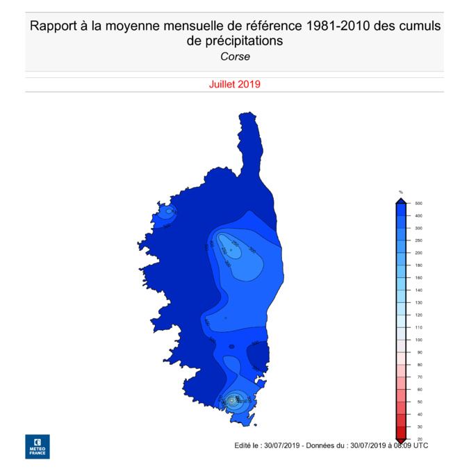 Comité de suivi de la sécheresse en Corse :  les voyants sont au vert pour Météo France
