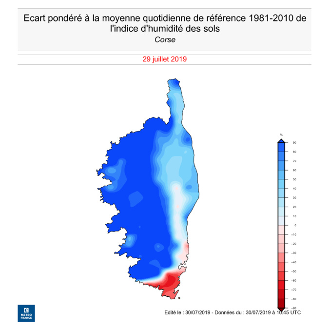 Comité de suivi de la sécheresse en Corse : les voyants sont au vert pour Météo France Comité de suivi de la sécheresse en Corse : les voyants sont au vert pour Météo France