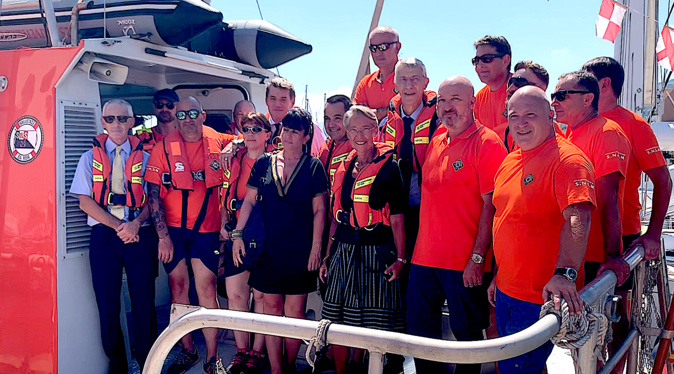 Elisabeth Borne a embarqué à bord du Jean-Ramelli pour rallier Poggio-Mezzana Elisabeth Borne a embarqué à bord du Jean-Ramelli pour rallier Poggio-Mezzana