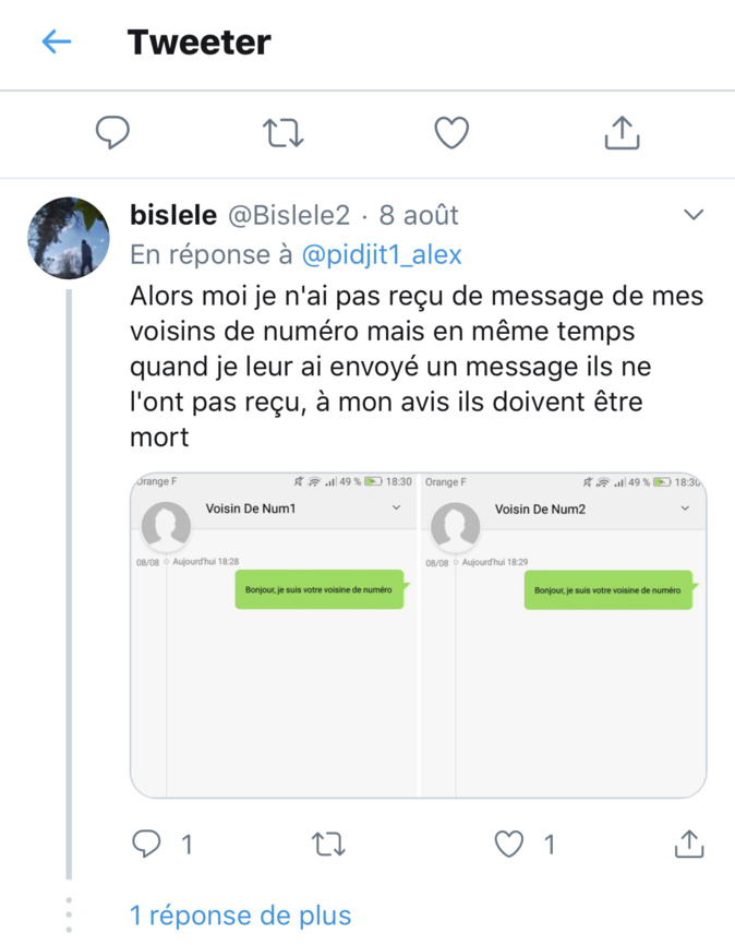 « Salut #voisindenumero ! ». Et vous, avez-vous cédé à ce jeu viral ?