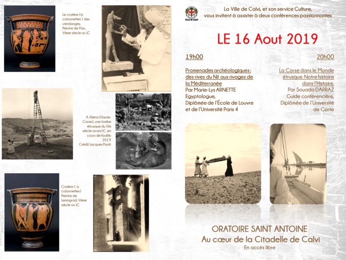 Calvi : conférences à l'Oratoire Saint-Antoine Calvi : conférences à l'Oratoire Saint-Antoine