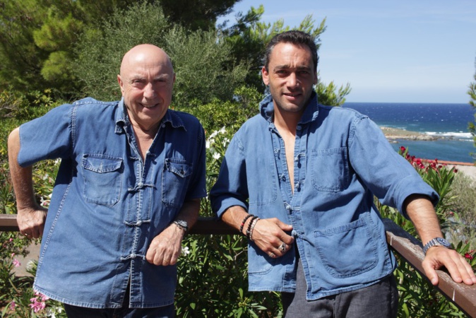 Michel Mallory et Jean-Baptiste Guégan à Davia Michel Mallory et Jean-Baptiste Guégan à Davia