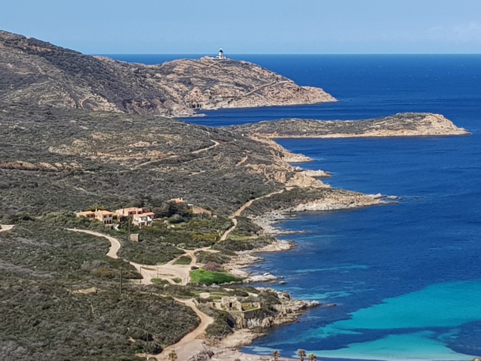 Interdiction de Baignade plage de l'Alga à la pointe de la Revellata
