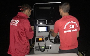 Bateau en difficulté à Santu Petru di Tenda Bateau en difficulté à Santu Petru di Tenda