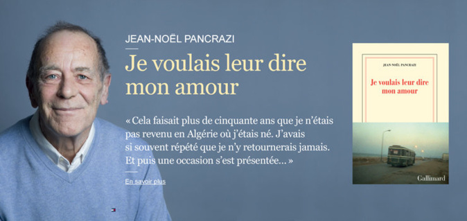 Lecture d'été : « Je voulais leur dire mon amour » de Jean-Noël Pancrazi Lecture d'été : « Je voulais leur dire mon amour » de Jean-Noël Pancrazi