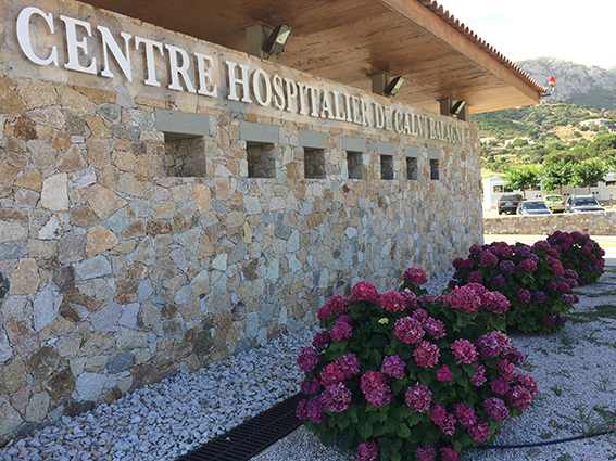 Le pompier a été agressé par le saisonnier à son arrivée au Centre Hospitalier Calvi-Balagne