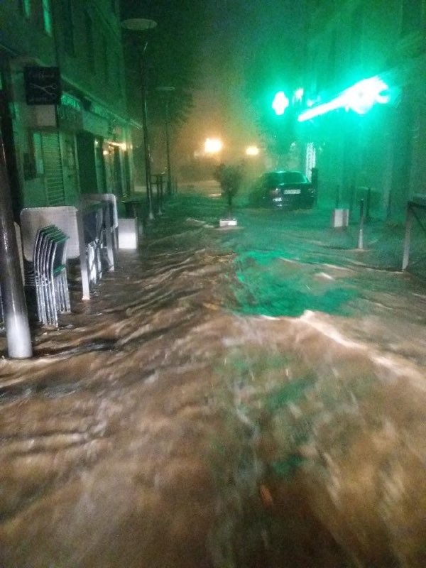 Météo : Fortes pluies et inondations à l'Ile-Rousse
