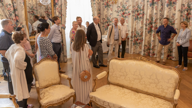 Des parlementaires suédois à la préfecture de Corse Des parlementaires suédois à la préfecture de Corse
