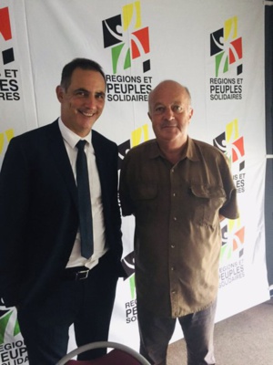 Gilles Simeoni et Daniel Cueff. Gilles Simeoni et Daniel Cueff.