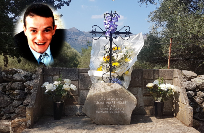 Pompiers et bénévoles de Balagne, rendent hommage à Serge Martinelli Pompiers et bénévoles de Balagne, rendent hommage à Serge Martinelli