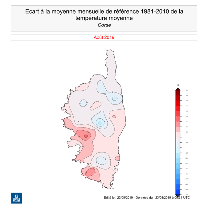 Un mois d'août plus chaud que la normale, mais pas de sécheresse en vue. Un mois d'août plus chaud que la normale, mais pas de sécheresse en vue.