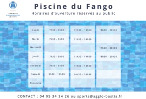 Piscines municipales de Bastia : la CAB renforce son offre pour mieux s’adapter aux besoins des usagers Piscines municipales de Bastia : la CAB renforce son offre pour mieux s’adapter aux besoins des usagers