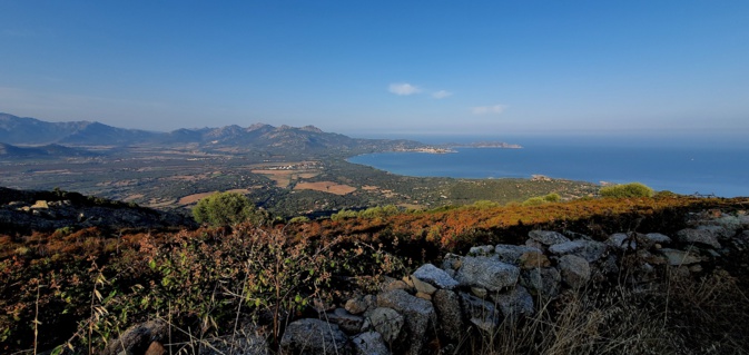 La photo du jour : la baie de Calvi vue depuis le chemin d'Occi La photo du jour : la baie de Calvi vue depuis le chemin d'Occi