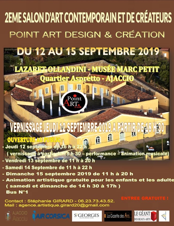 Ajaccio : Le deuxième salon d'art contemporaine du 12 au 15 septembre au Lazaret