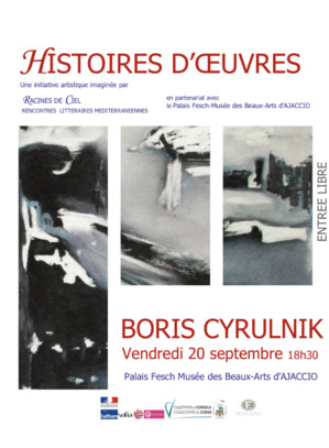 Artistes et Résilience. Boris Cyrulnik à Ajaccio ce 20 septembre 