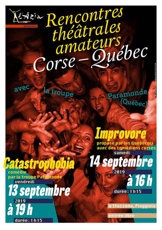 Rencontres théâtrales amateurs Corse - Quebec