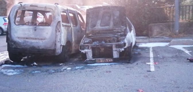 Bastia : Encore des voitures brûlées à Montesoru