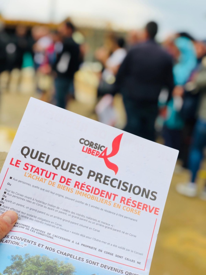 Linguizzetta : Corsica Libera mobilisée contre le projet immobilier « Marina di Bravone » Linguizzetta : Corsica Libera mobilisée contre le projet immobilier « Marina di Bravone »