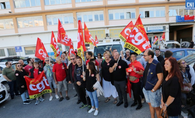 Reforme de retraites : la CGT dans la rue à Ajaccio