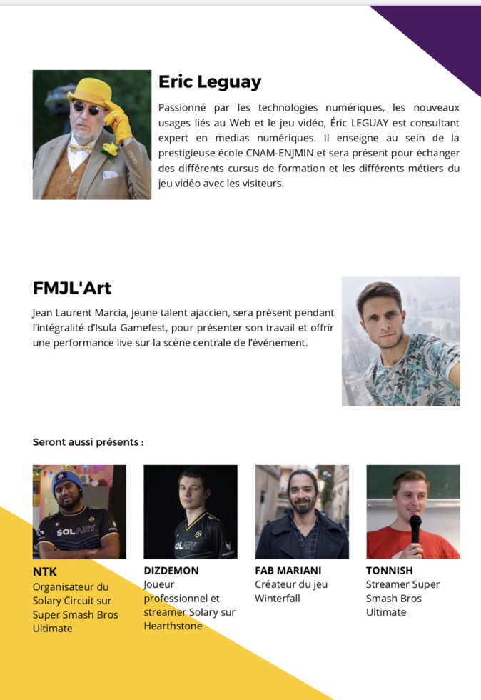 Isula Gamefest : le premier salon du jeu vidéo et de l’esport corse dévoile son programme Isula Gamefest : le premier salon du jeu vidéo et de l’esport corse dévoile son programme