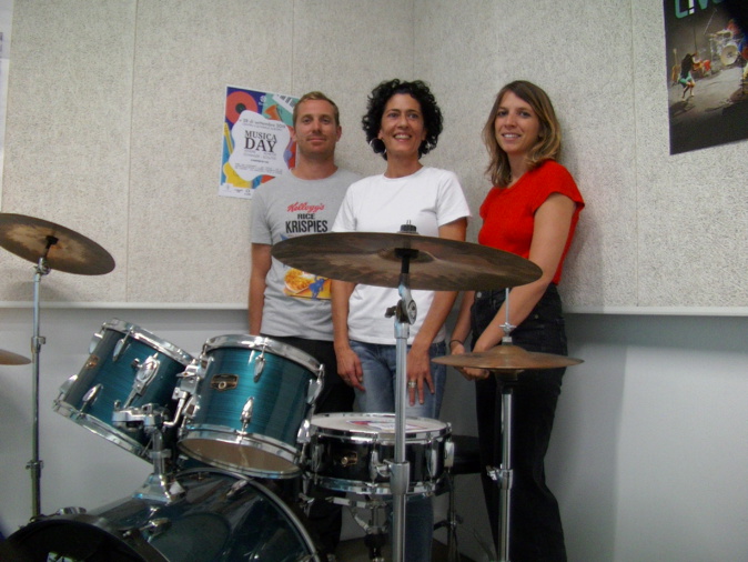 Fabrice Rougier, Lydie Boissier et Eloïse Casanova, organisateurs de la 1ère édition de Musica Day Fabrice Rougier, Lydie Boissier et Eloïse Casanova, organisateurs de la 1ère édition de Musica Day