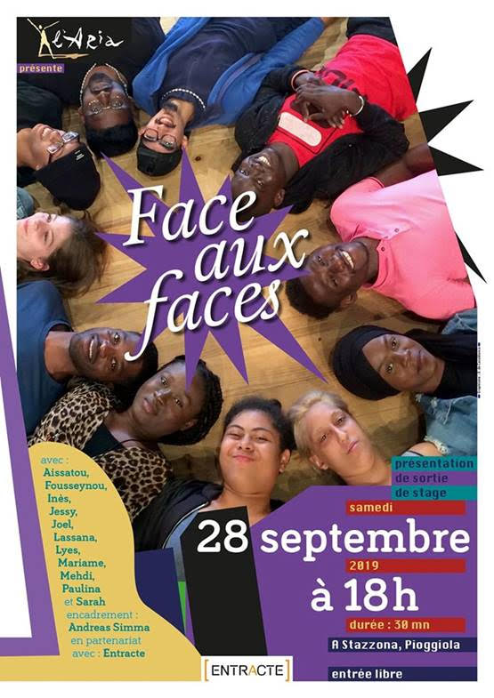 Présentation sortie de stage à Pioggiola ce 28 septembre 