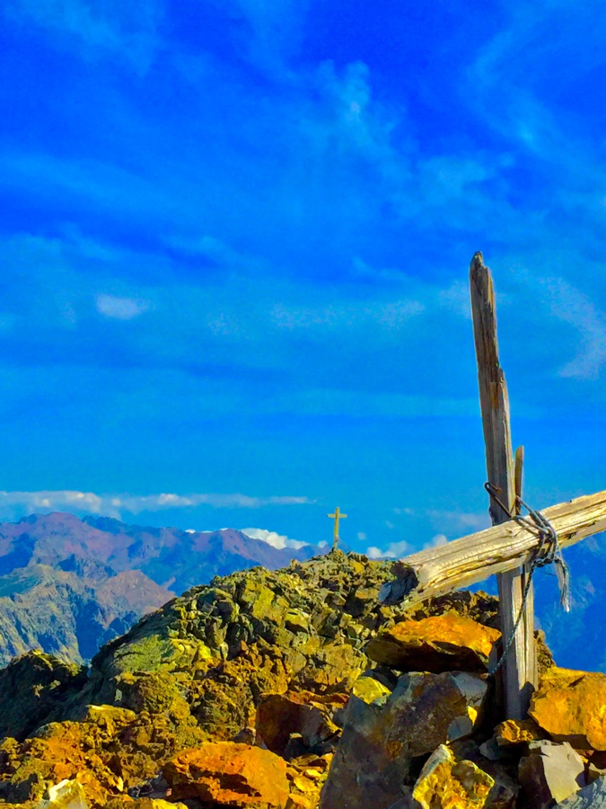 La photo du jour : au sommet de Punta minuta La photo du jour : au sommet de Punta minuta