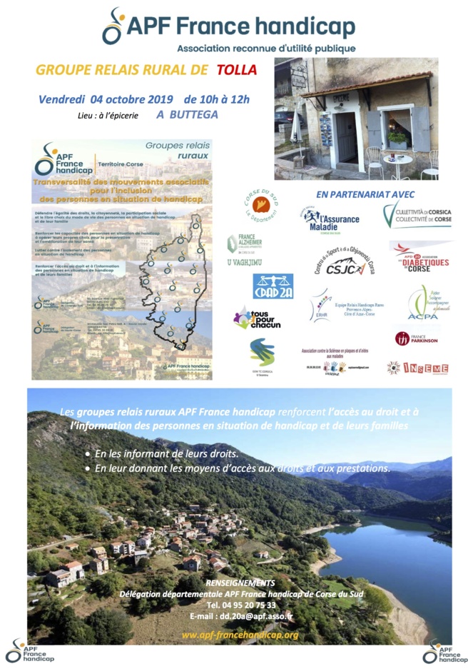 La groupe relais de l'AFP de Corse du Sud à Tolla le 4 octobre