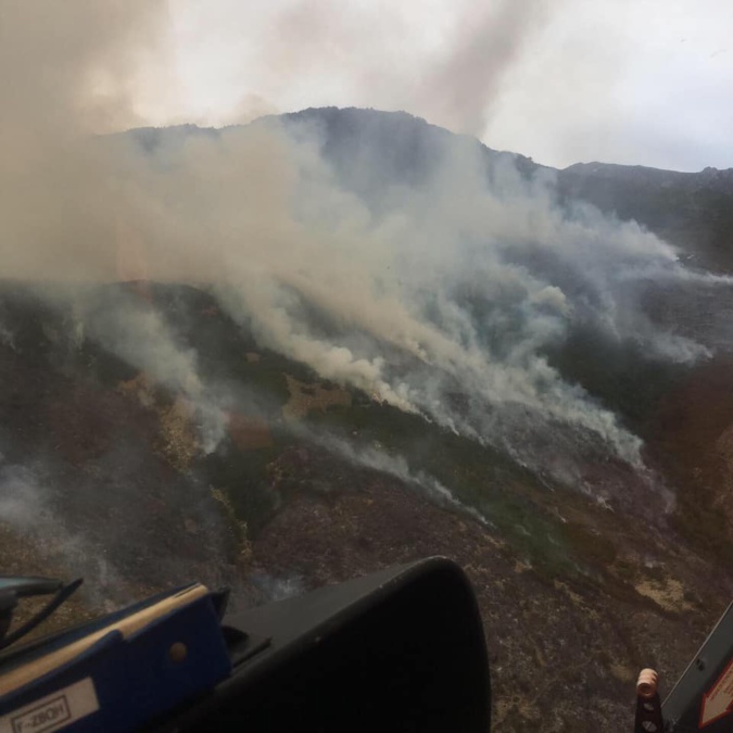 Feu de Volpajola : la cellule technique d'investigation sur place Feu de Volpajola : la cellule technique d'investigation sur place