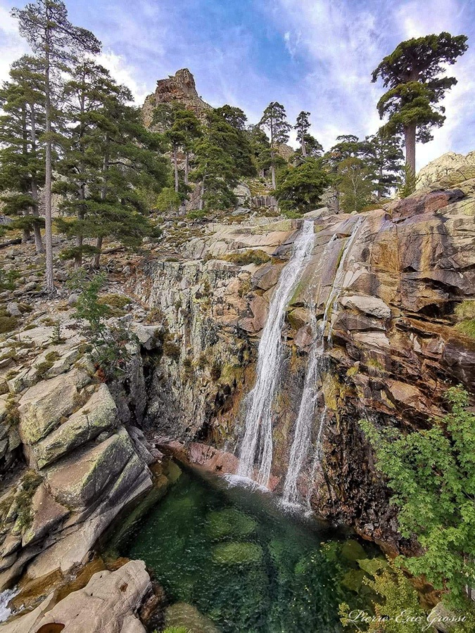 La photo du jour :  la cascade des Radule à Albertacce