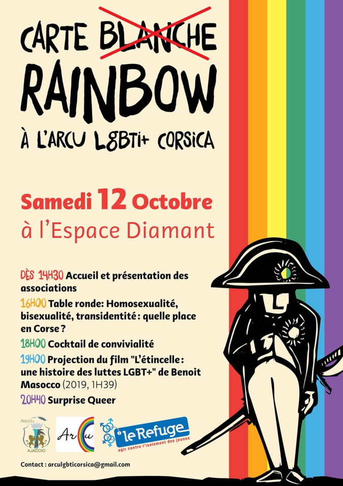 Ajaccio. Une journée contre l'homophobie et la discrimination ce samedi à l'espace Diamant