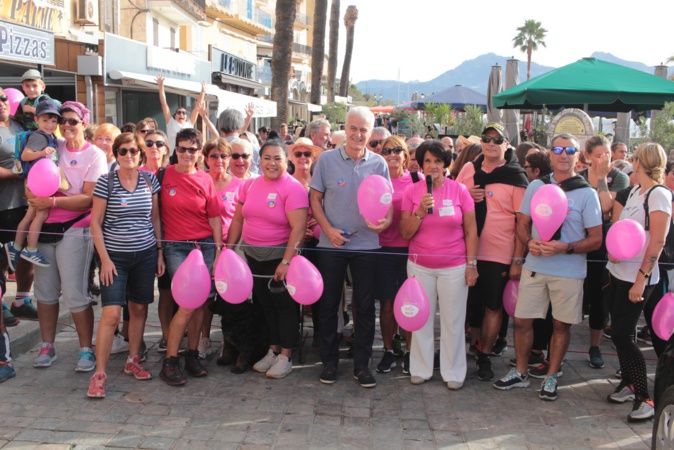 Plus de 200 personnes mobilisées à Calvi "contre le cancer du sein"