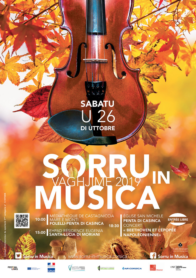 Plaine Orientale : Le programme de Sorru in Musica Vaghjime Plaine Orientale : Le programme de Sorru in Musica Vaghjime