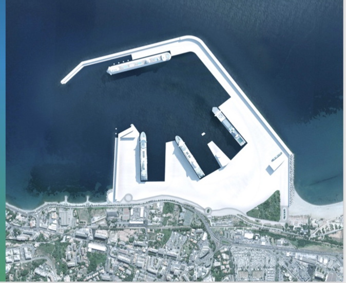 Le projet du port de la Carbonite. Le projet du port de la Carbonite.