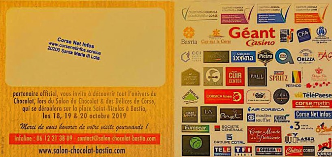 Gagnez votre place d'entrée au salon du chocolat de Bastia avec CNI Gagnez votre place d'entrée au salon du chocolat de Bastia avec CNI