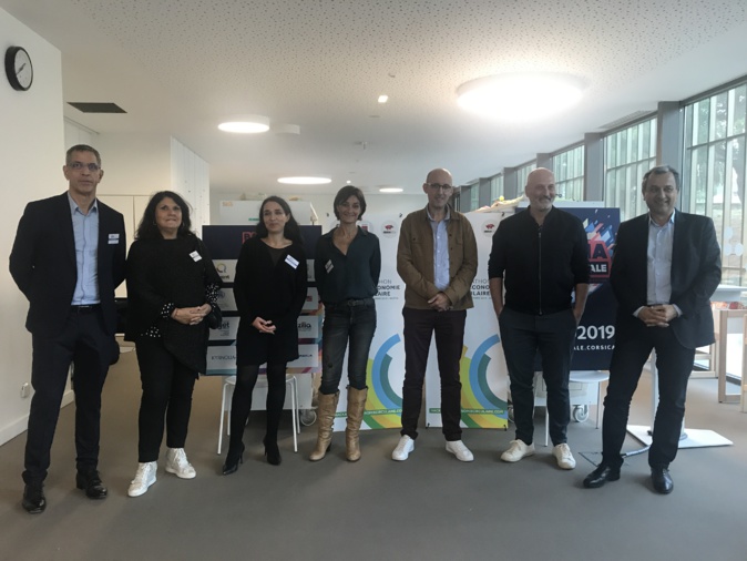 Les élus et organisateurs de Bastia Ville Digitale qui se tient à l'Alb'oru du 14 au 19 octobre. Les élus et organisateurs de Bastia Ville Digitale qui se tient à l'Alb'oru du 14 au 19 octobre.