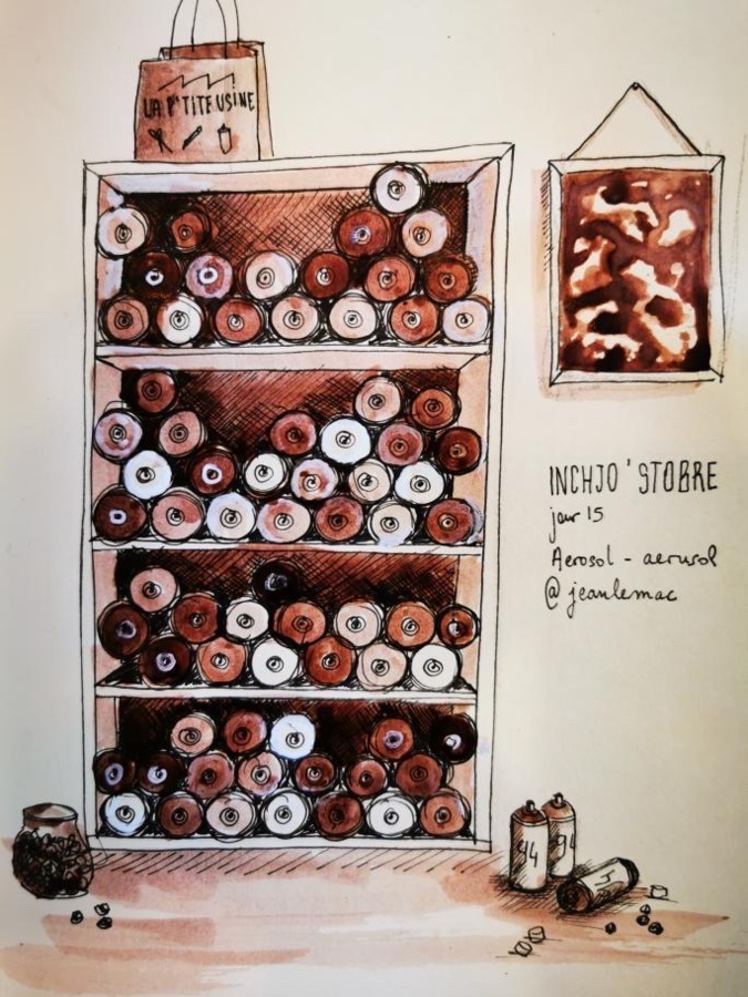 Inchjo'stobre, ghjornu quindeci : aerusol