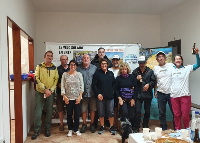 Les ambassadeurs du Corsica Sun Trip 2019 accueillis à Calenzana