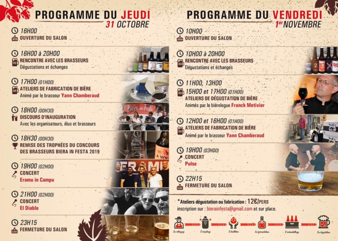 Le programme de Biera in festa