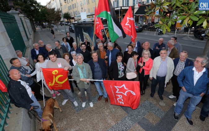 Manifestation en soutien aux Kurdes de Syrie à Ajaccio : 