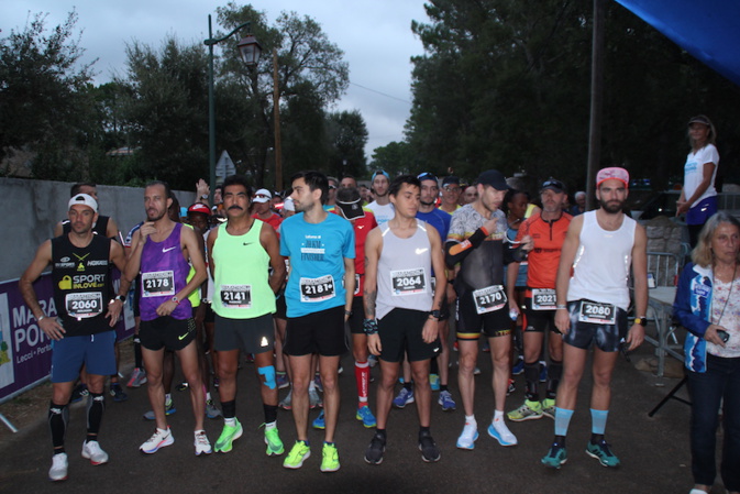 Les marathoniens ont pris le départ de Lecci Les marathoniens ont pris le départ de Lecci