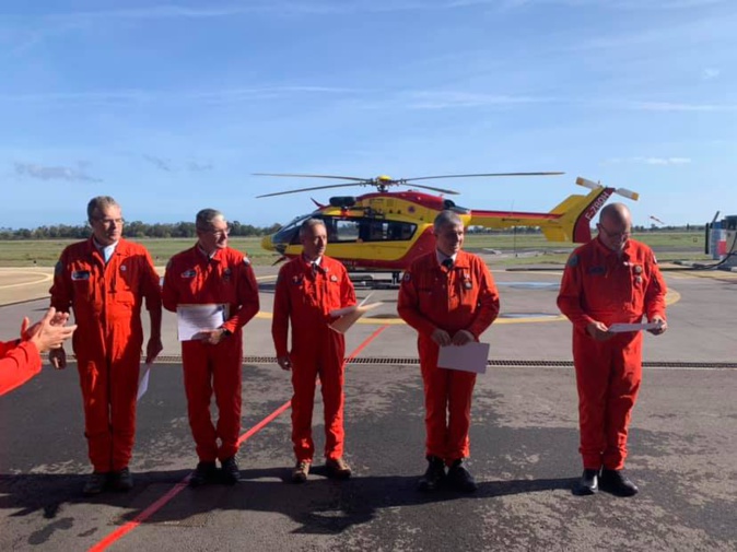 La médaille du Secours en Montagne pour des équipages du Dragon 2B