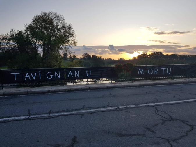 "Vous avez nos vies entre vos mains" : l'action symbolique du collectif Tavignanu Vivu pour réveiller les consciences 