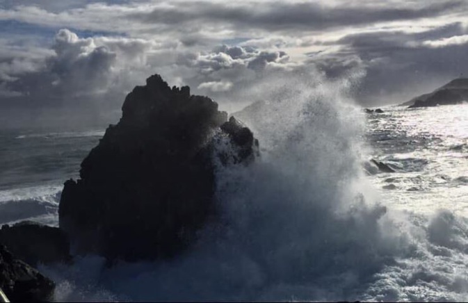 Les Sangunaires balayées par la tempête (Photos Martine Cossu) Les Sangunaires balayées par la tempête (Photos Martine Cossu)